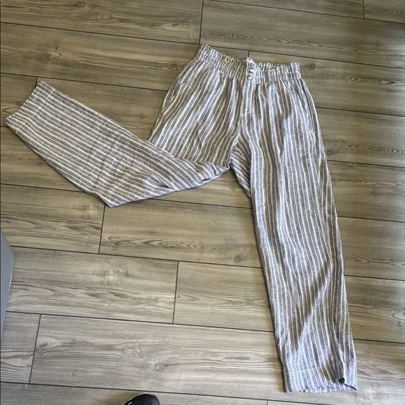 Striped Linen Pants - Picture 2 of 7